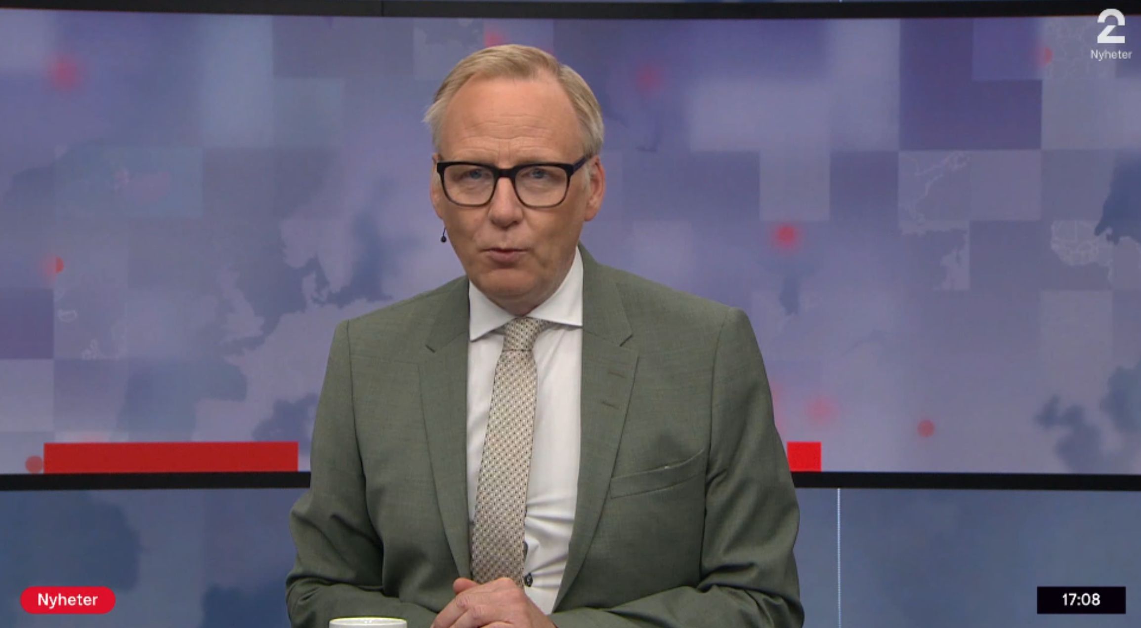 Prezenter norweskiej telewizji