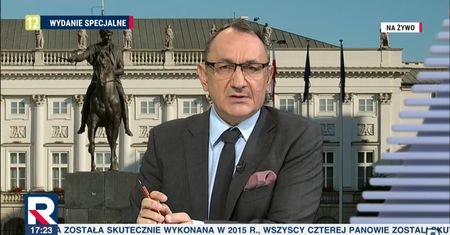Telewizja Republika szybko "zdjęła" gościa. Pokazał kompromitujące zdjęcie