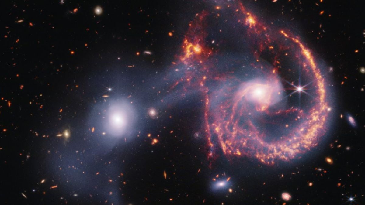 Teleskop Webba uchwycił niezwykły moment.