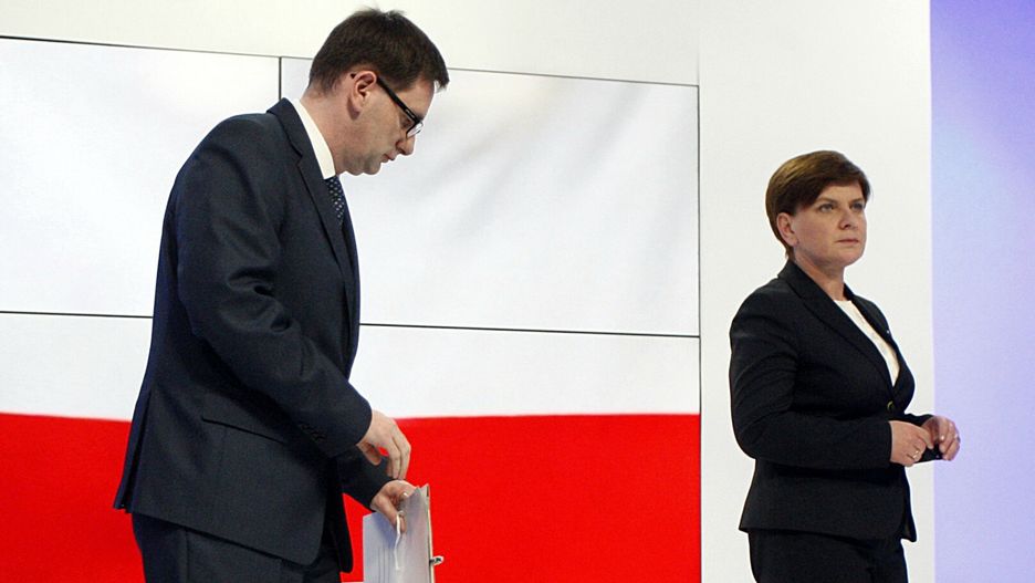 Beata Szydło i Daniel Obajtek