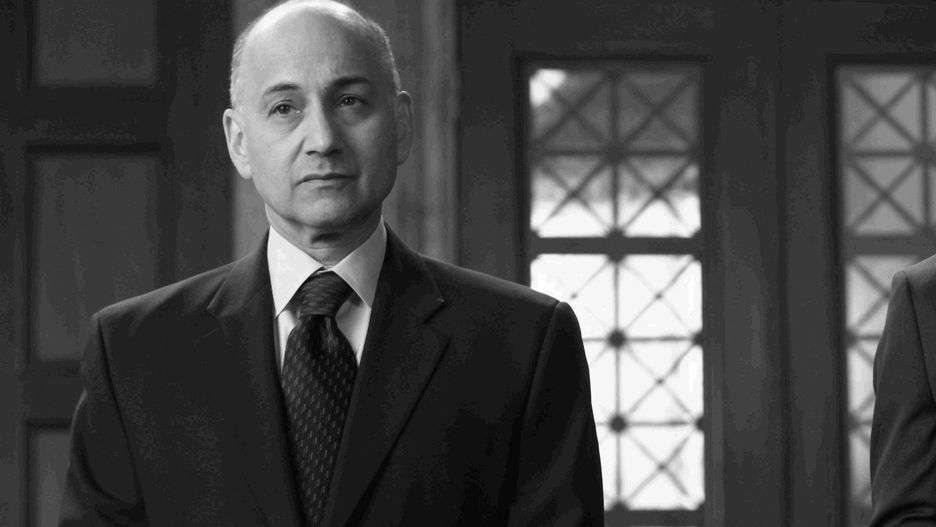 Law & Order: Special Victims UnitLAW & ORDER: SPECIAL VICTIMS UNIT -- "Delinquent" Episode 1223 -- Pictured: (l-r) Ned Eisenberg as Roger Kessler, Sterling Beaumon as Hunter Mazelon -- Photo by: Will Hart/NBC/NBCU Photo BankNBC2010-2011, 2010s, Air Date 05/11/2011, Color, Courtroom, Crime, Double, Drama, Episodic, Horizontal, Indoor, NBCU Photo Bank, NUP_144277, Season 1, Select