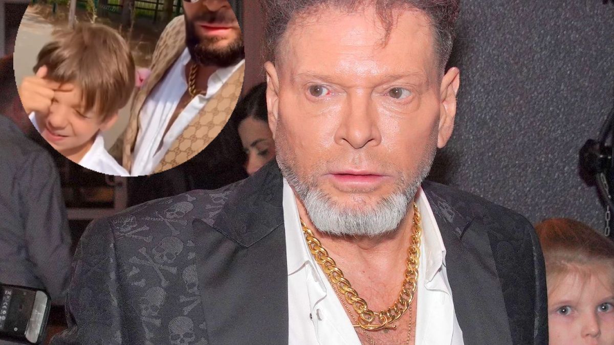 Krzysztof Rutkowski "na bogato" z synem