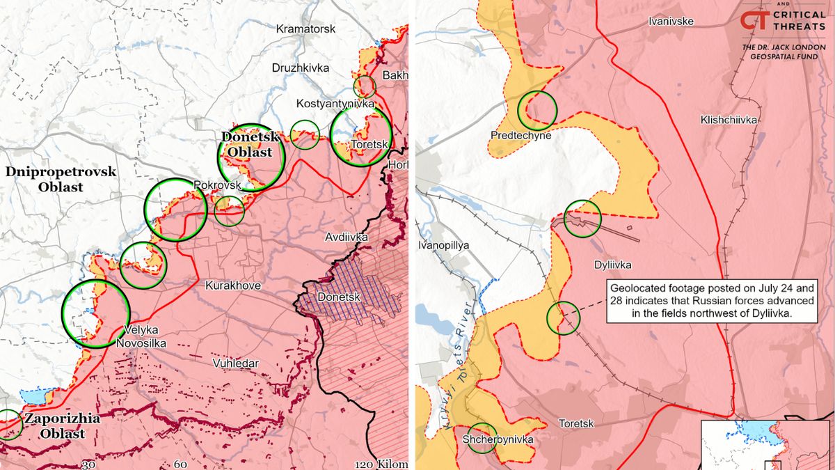 Działania Rosjan w Ukrainie