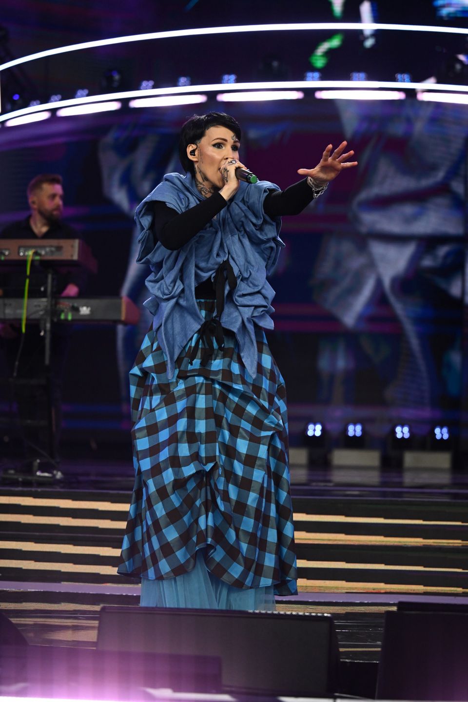 Agnieszka Chylińska na festiwalu w Sopocie