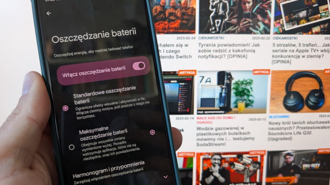 Tryb oszczędzania energii w telefonie