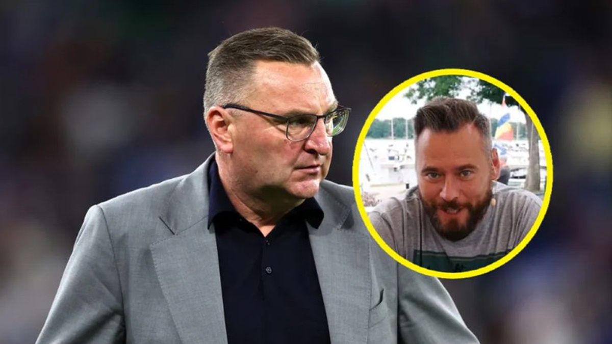 Na zdjęciu: Czesław Michniewicz i Krzysztof Stanowski (w kółku)