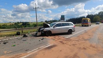 Miał zakaz prowadzenia pojazdów. 47-letni motocyklista zginął na miejscu