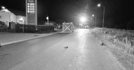 Śmierć na drodze. Zginęli rowerzysta i motocyklista