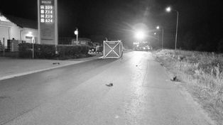 Śmierć na drodze. Zginęli rowerzysta i motocyklista