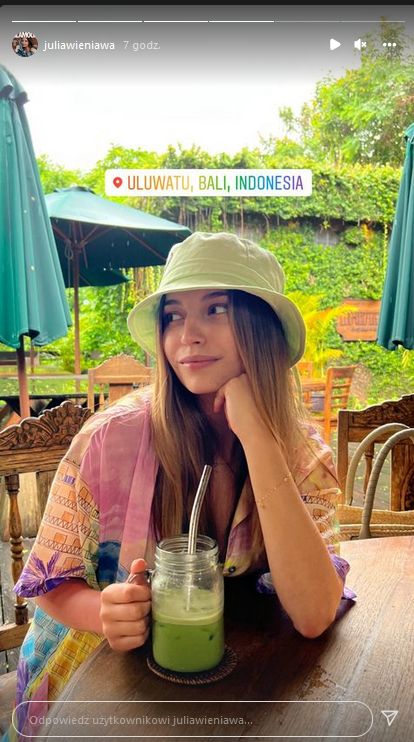 Julia Wieniawa na Bali