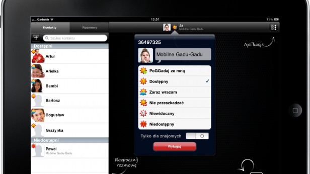 W końcu pojawiło się GG na iPada 1