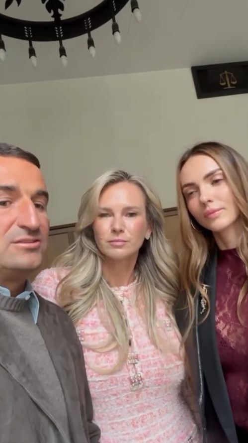 Michał Koterski i Marcela Leszczak z prawniczką