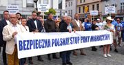Inowrocław: Tak było na proteście przeciw nielegalnej imigracji na Rynku w Inowrocławiu