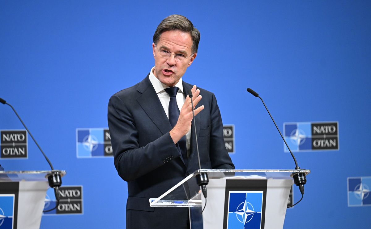 Sekretarz generalny NATO Mark Rutte