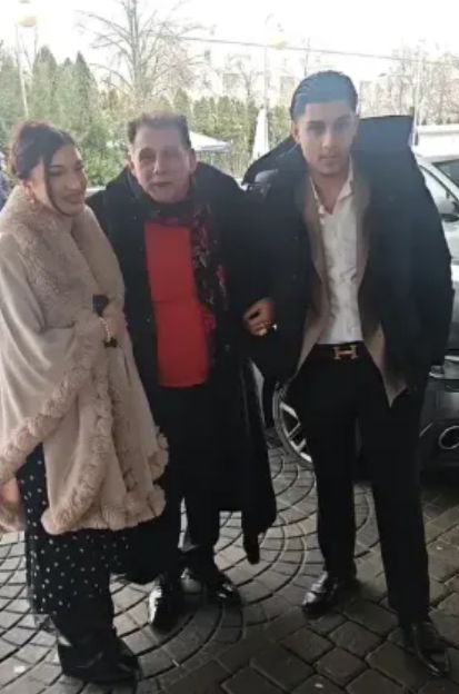 Bogdan Trojanek z Viki Gabor i jej wybrankiem