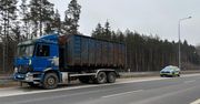Dynamiczny pościg na S61 – 24-latek w skradzionej ciężarówce zatrzymany