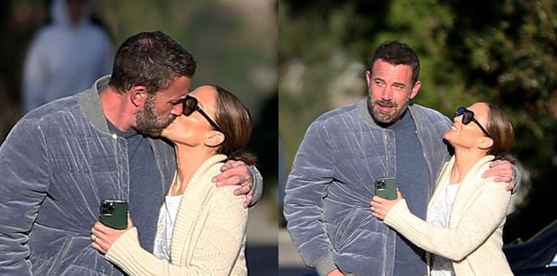 Zakochani Ben Affleck i Jennifer Lopez spacerują po Santa Monica, nie szczędząc sobie CZUŁOŚCI. Ładna z nich para? (ZDJĘCIA)