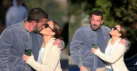 Zakochani Ben Affleck i Jennifer Lopez spacerują po Santa Monica, nie szczędząc sobie CZUŁOŚCI. Ładna z nich para? (ZDJĘCIA)