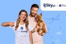 Krzysztof Ibisz i Zosia Zborowska-Wrona w kampanii eSky