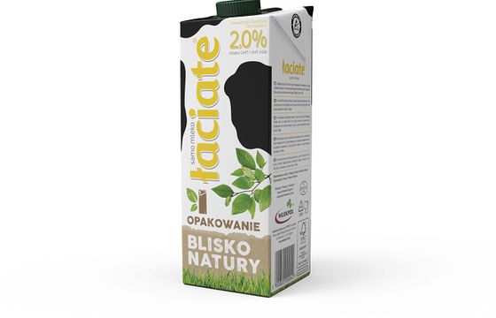 Mleko Łaciate w nowych, ekologicznych opakowaniach