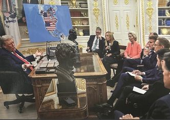 Kolejny taki wybryk prezydenta USA. Znów pokazał mapę "imperium Trumpa"