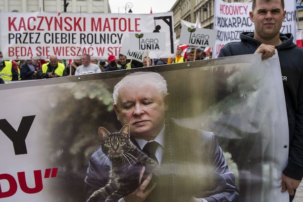 Protest rolników w Warszawie