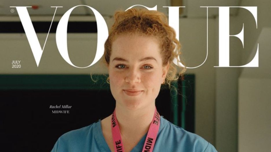 Okładka magazynu "British Vogue"