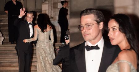Brad Pitt zadaje szyku z MŁODSZĄ o prawie 30 lat wybranką przed galą Clooneyów. Para jak z żurnala? (ZDJĘCIA)