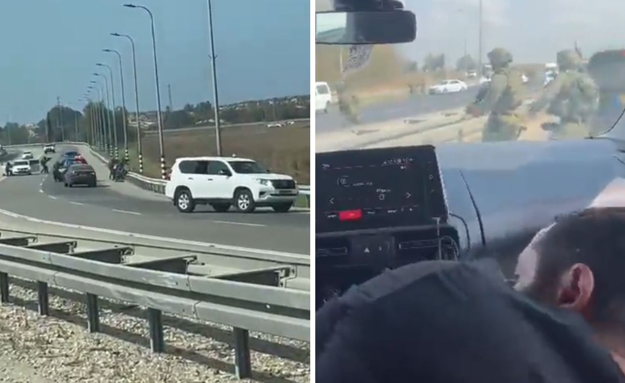 Samochód przedarł się przez granicę Izraela. Wideo z akcji służb
