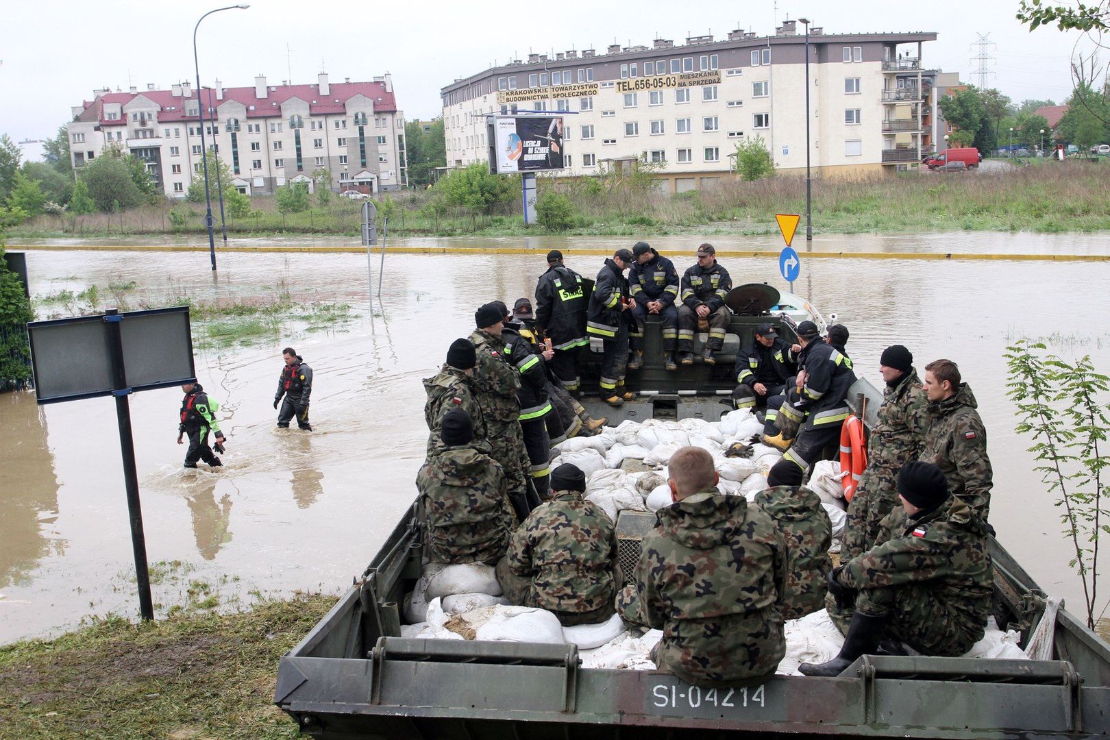 19 maja 2010 - wał nie wytrzymał. Zalana została ulica Nowohucka. Woda wdarła się do okolicznych domów. Mieszkańcy zostali ewakuowani.