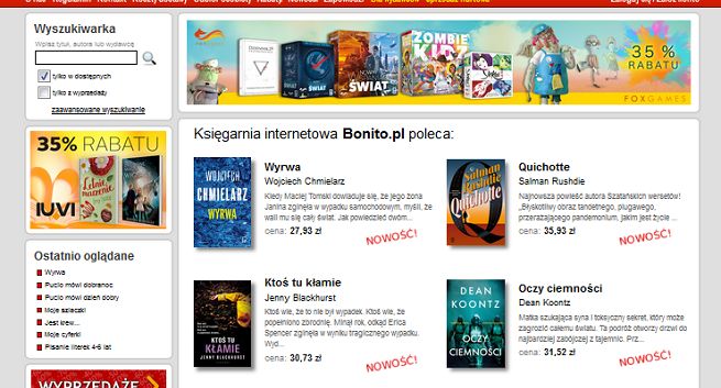 E-księgarnia Bonito.pl z 216 mln zł wpływów i 2,6 mln zł zysku. Epidemia bez wpływu na jej działalność