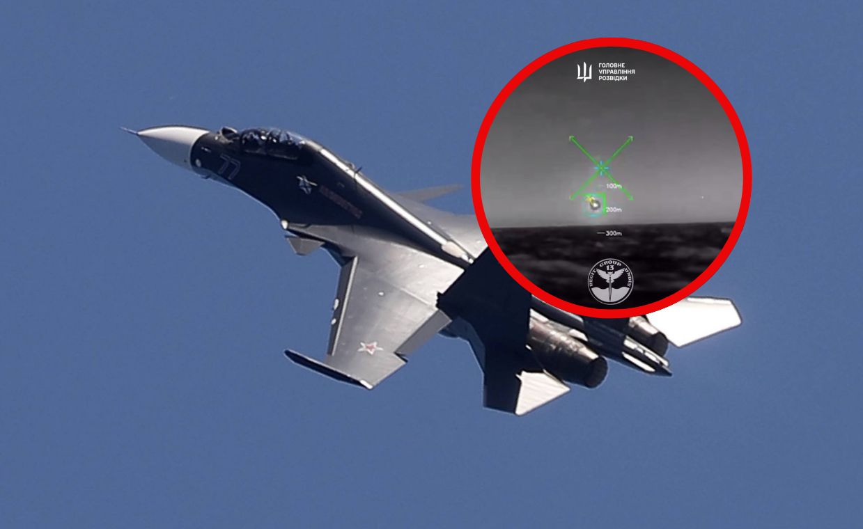 Ukrainian naval drone achieves historic strike on Russian jet