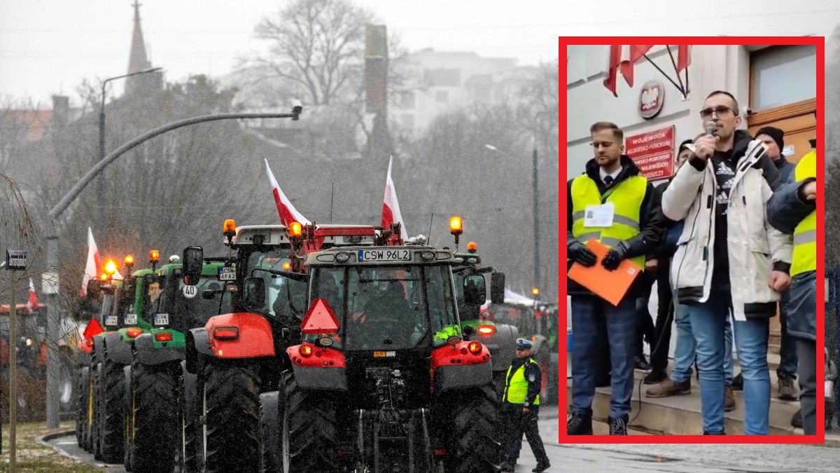Protestujący rolnicy wrócili do Bydgoszczy
