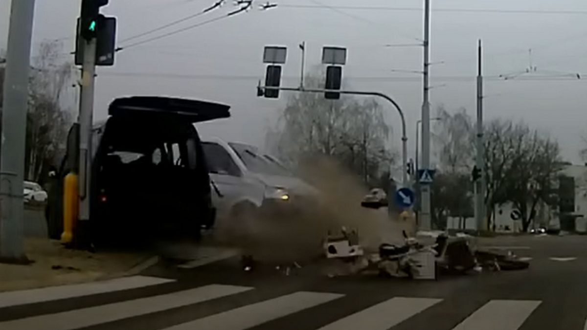 Wypadek wyglądał dramatycznie