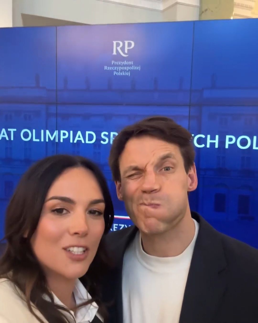 Paulina Krupińska na spotkaniu z zawodnikam Olimpiad Specjalnych