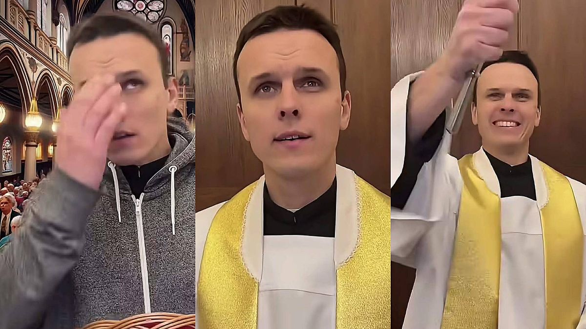 Ksiądz Rafał Główczyński, nagranie wielkanocne