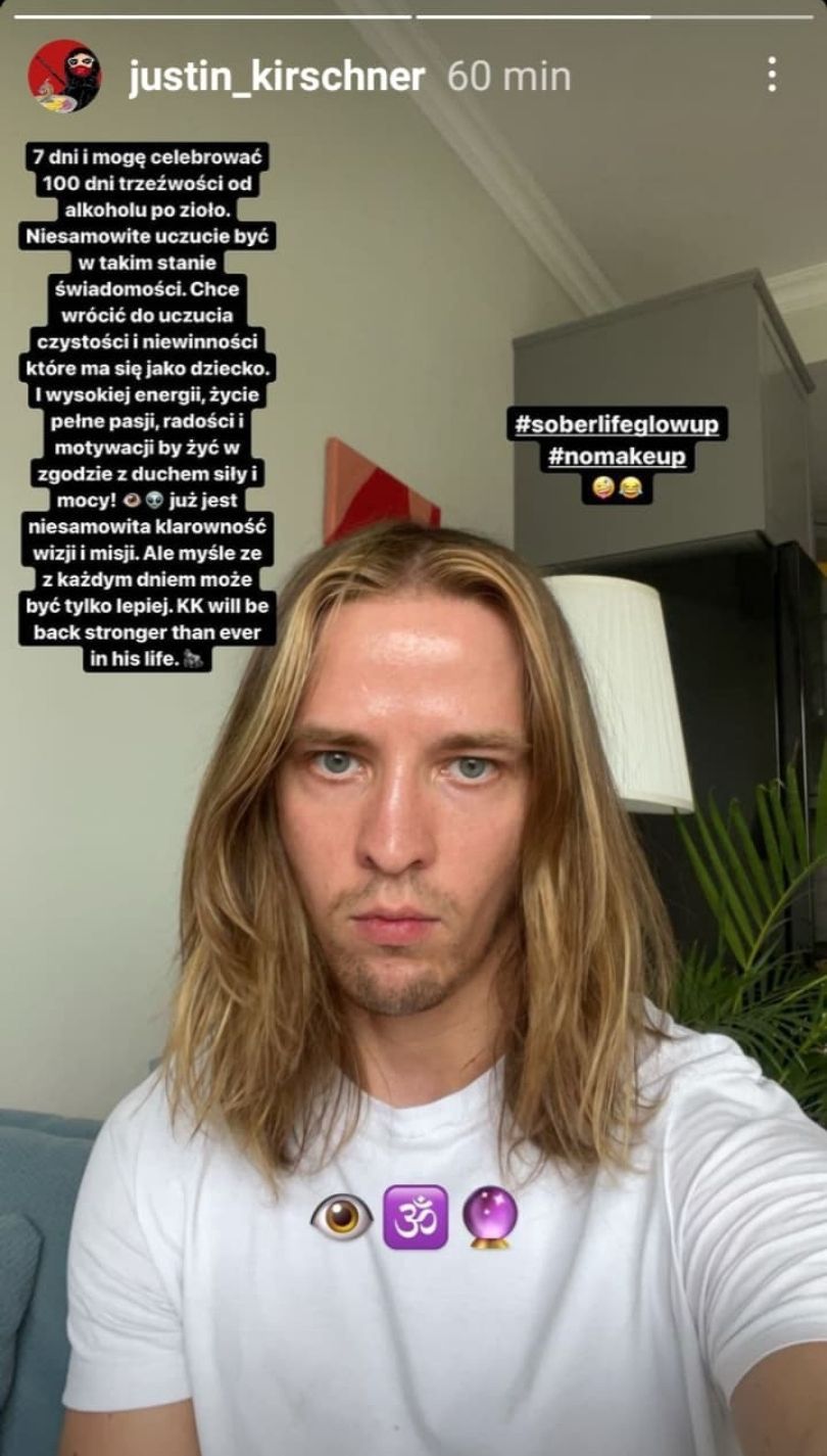Brat Jessiki Mercedes celebruje prawie sto dni trzeźwości