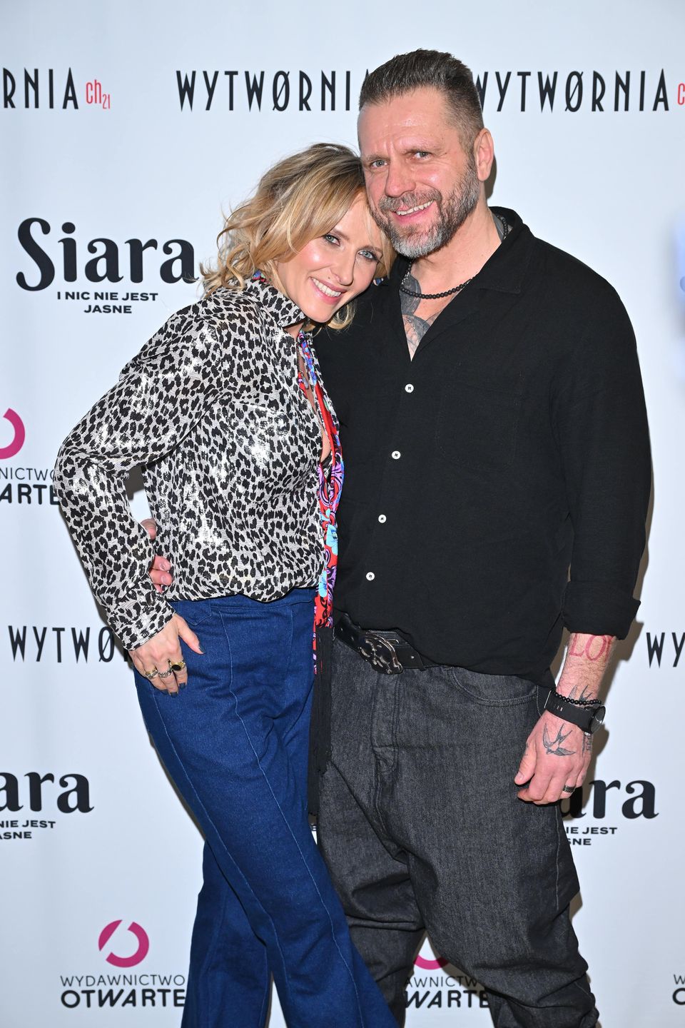 Patrycja Markowska z mężem