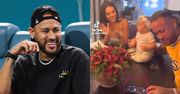 Neymar grał w pokera, zajmując się córką podczas przyjęcia. Ma problem? Fani: "Straci wszystkie pieniądze" (WIDEO)
