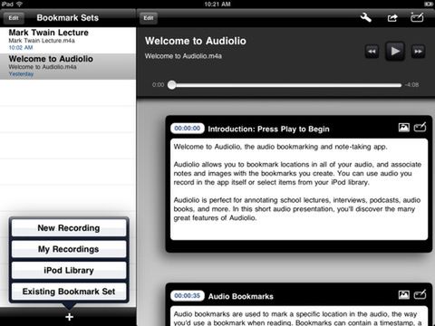 Audiolio – notuj na iPadzie [giveaway]