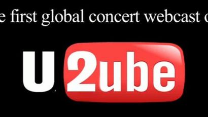 Koncert U2 na żywo w YouTube 1