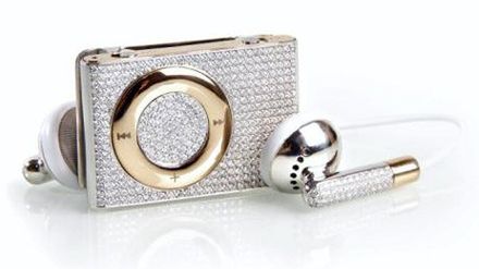 Diamentowy i złoty iPod Shuffle 1