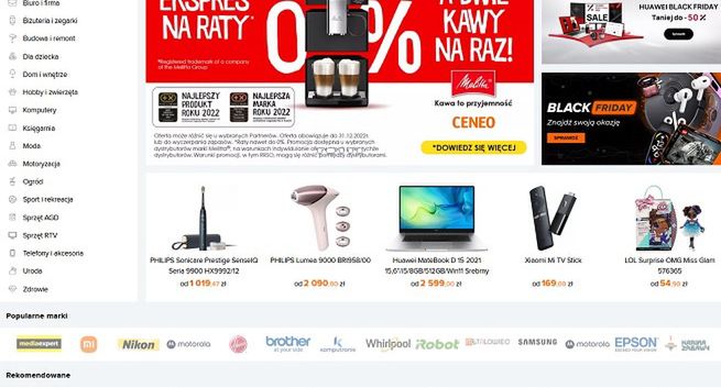 Oferty z Amazona na platformie należącej do Allegro