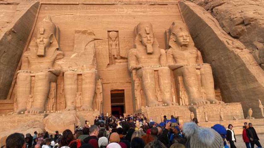 The temples of Ramesses II and Nefertiti were carved into the rock.