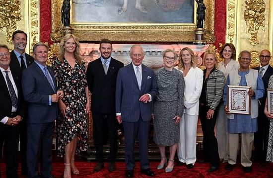 Sir David Beckham i Król Karol III