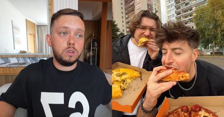 Nietypowy test pizzy Książula. Zjedli ją i... nagrali rapowy kawałek