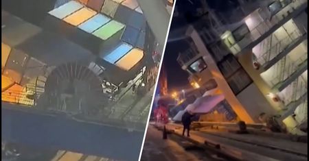 Statek nagle zaczął się przechylać. Członkowie załogi skakali do wody