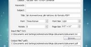 Jak skonwertować plik tekstowy do formatu PDF?