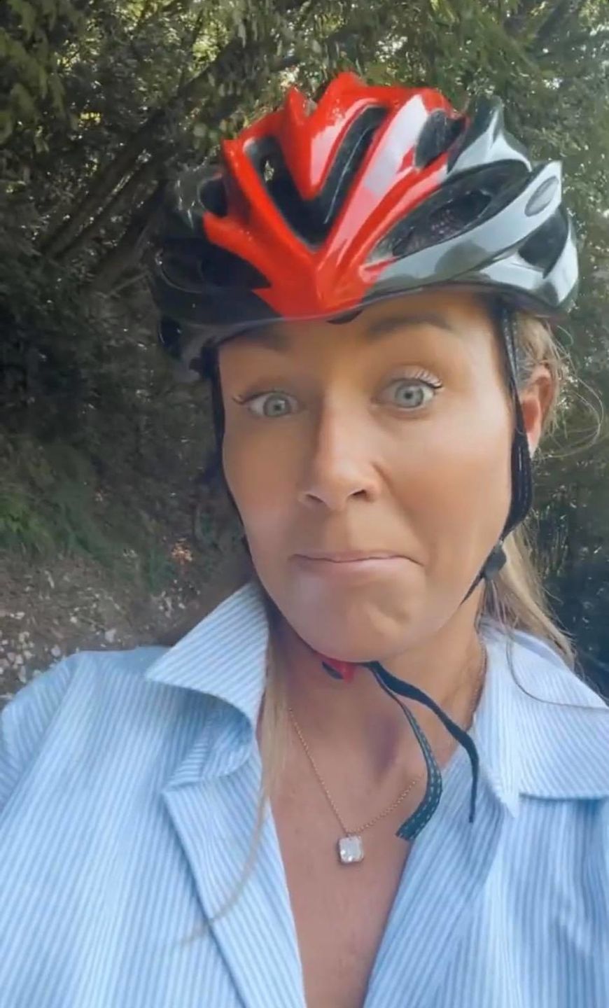 Małgorzata Rozenek i Radosław Majdan na wycieczce rowerowej we Włoszech