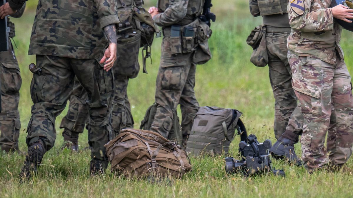 Żołnierze na poligonie/ zdj. ilustracyjne